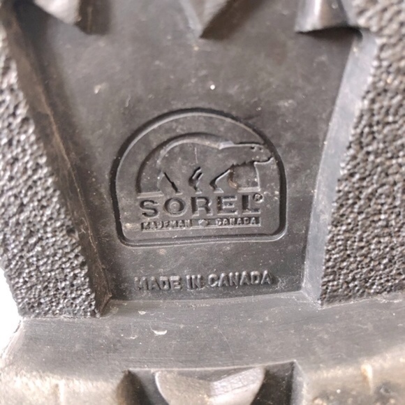 COPY - Rare vtg SOREL brown suede hiking winter boots 7 - Picture 6 of 9